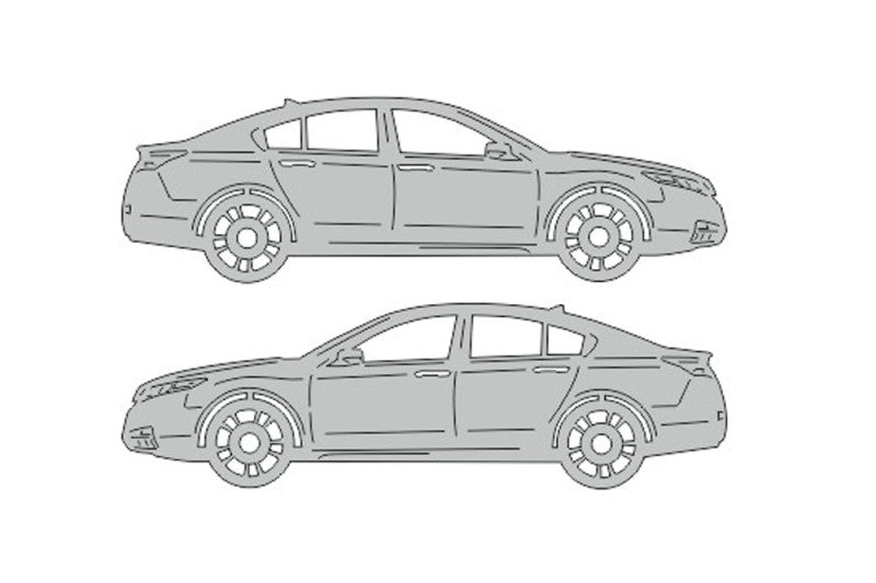 Аcura TL IV (2009-2014) Floor Mat Emblem Set – Stainless Steel Badges Car Mats Badges Decoin