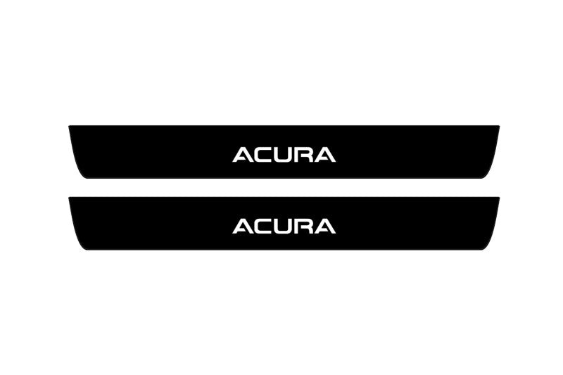 Acura TLX II 2020+ Led Door Sill Pro With Logo Acura (Premium Painting)