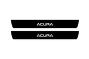 Acura TLX II 2020+ Led Door Sill Pro With Logo Acura (Premium Painting) Acura Led Door Sills PRO opdesign
