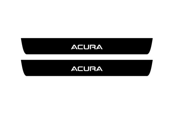 Acura TLX II 2020+ Led Door Sill Pro With Logo Acura (Premium Painting)