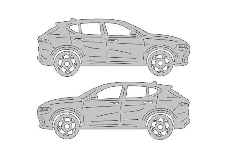 Alfa Romeo Tonale (2022+) Floor Mat Emblem Set – Stainless Steel Badges Car Mats Badges Decoin