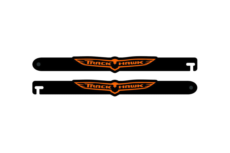 Custom Car Show Door Props TrackHawk (type 1) Logo Stainless Steel