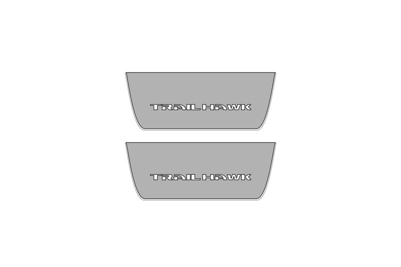 Jeep Grand Cherokee V 2021+ Door Sill Led Plate With Trailhawk Logo Jeep Led Door Sills opdesign