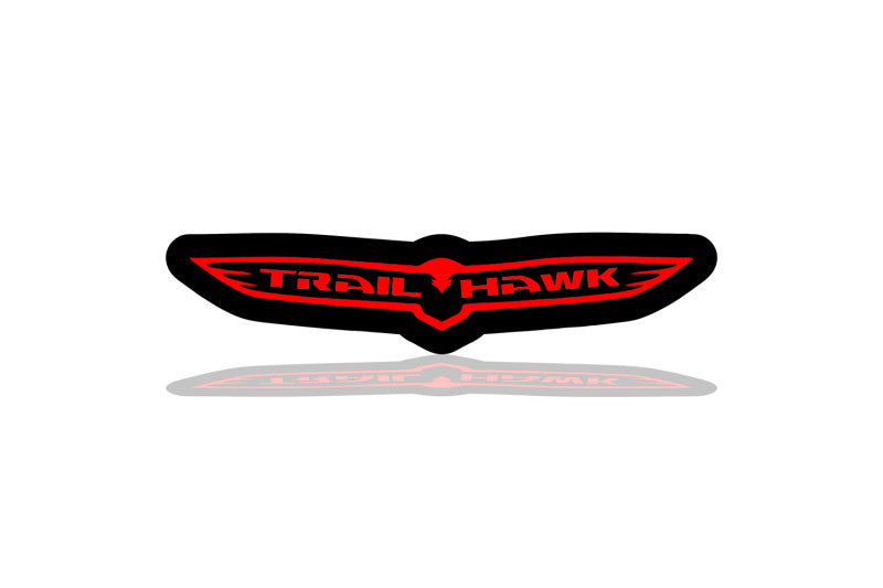 Jeep Illuminated LED Radiator Grille Emblems and Badges with TrailHawk logo Jeep Led Emblems decoinfabric