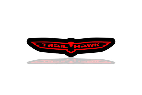 Jeep Illuminated LED Radiator Grille Emblems and Badges with TrailHawk logo