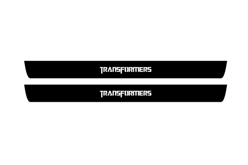 Chevrolet Camaro V 2009-2015 Led Door Sill Pro With Logo TRANSFORMERS (Premium Painting) Chevrolet Led Door Sills PRO opdesign