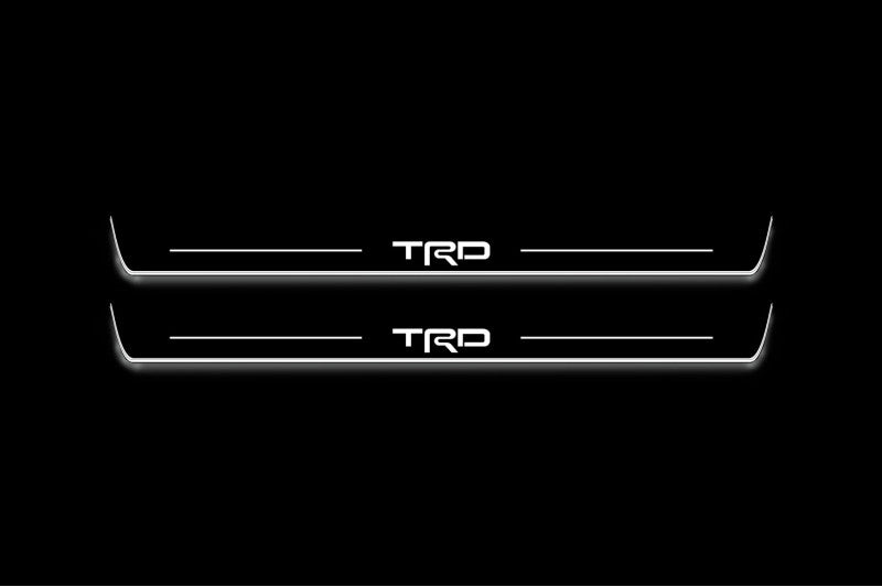 Toyota GR86 2021+ LED Door Sills With TRD Logo
