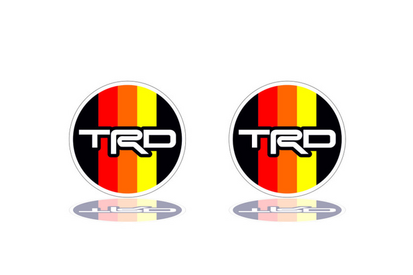 Toyota emblem for fenders with TRD logo (type 7)