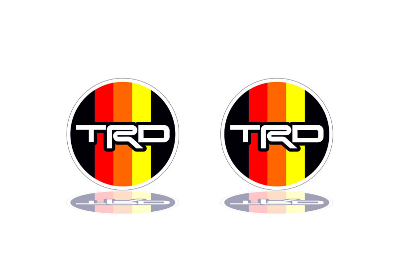 Toyota Emblem & Badges set with TRD logo (Type 7) Toyota emblems decoinfabric
