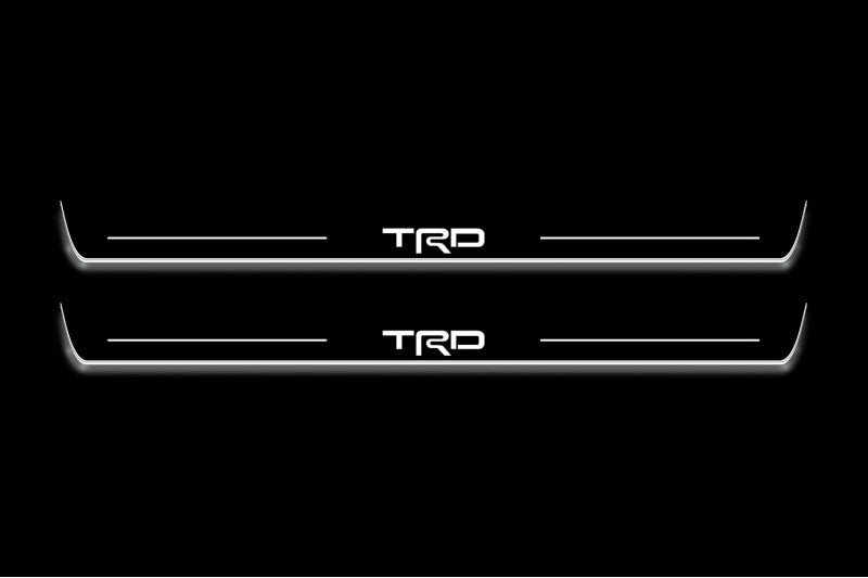 Scion FR-S 2012-2017 LED Door Sills PRO With Logo TRD