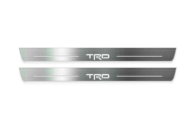 Toyota GR86 2021+ LED Door Sills With TRD Logo
