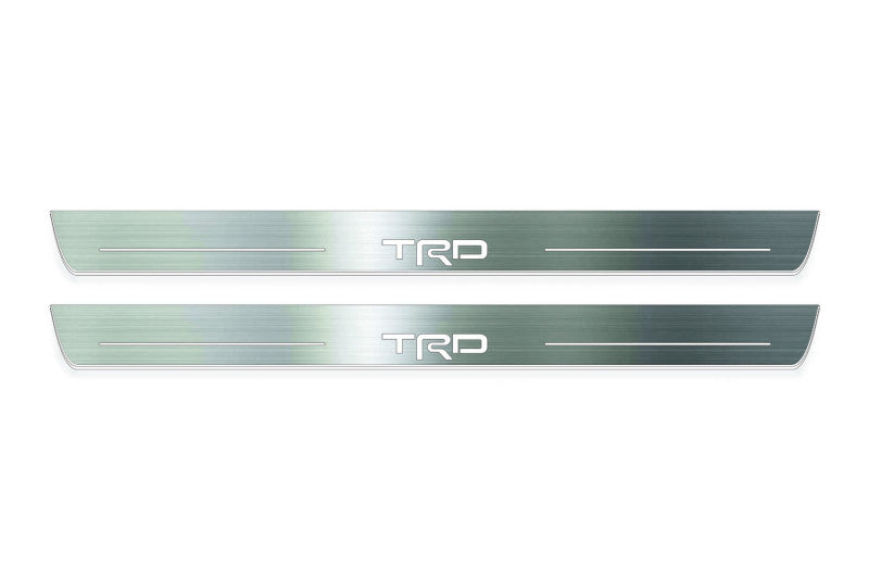 Scion FR-S 2012-2017 LED Door Sills PRO With Logo TRD