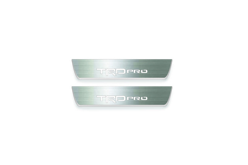 Toyota Tundra II 2007-2013 Led Door Sills With Logo TRDpro