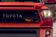 Toyota Illuminated LED Radiator Grille Emblems and Badges with TRD Tricolor (type 3) logo Toyota Led Emblems decoinfabric