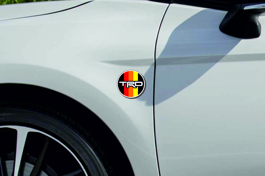 Toyota Emblem & Badges set with TRD logo (Type 7) Toyota emblems decoinfabric