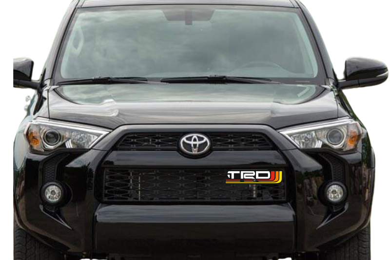 Toyota Emblem & Badge Set - Grille and Tailgate TRD logo (Type 3) Toyota emblems decoinfabric
