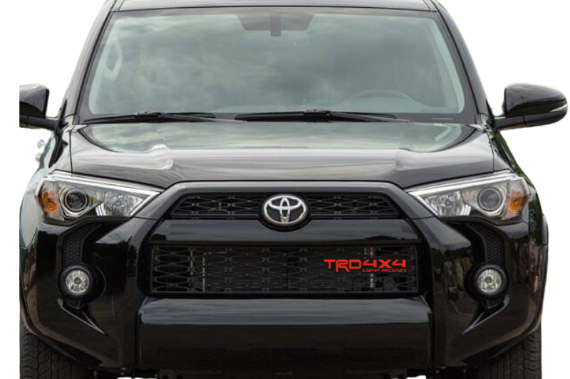 Toyota Radiator grille emblem with TRD 4x4 logo Toyota emblems decoinfabric