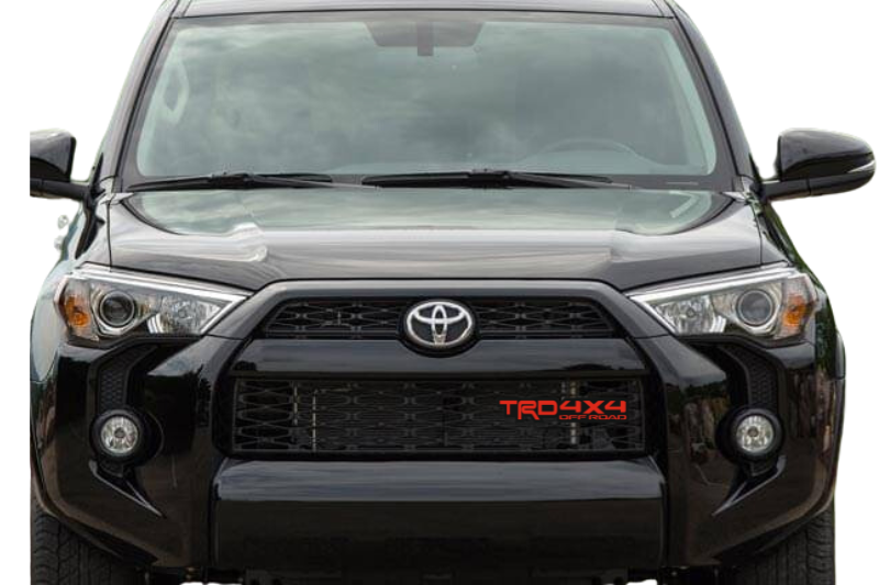Toyota Emblem & Badge Set - Grille and Tailgate TRD 4x4 logo Toyota emblems decoinfabric