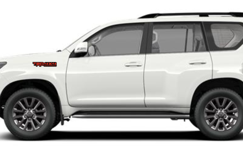 Toyota Emblem & Badges set with TRD 4x4 logo Toyota emblems decoinfabric