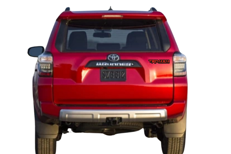 Toyota tailgate trunk rear emblem with TRD 4х4 logo Toyota emblems decoinfabric