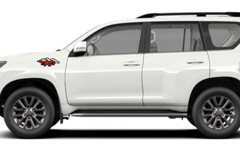 Toyota Emblem & Badges set with TRD logo (Type 4) Toyota emblems decoinfabric