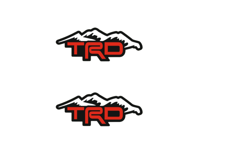 Toyota Emblem & Badges set with TRD logo (Type 4) Toyota emblems decoinfabric