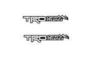 Toyota Emblem & Badges set with TRD offroad logo (Type 2) Toyota emblems decoinfabric