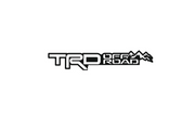Toyota tailgate trunk rear emblem with TRD offroad logo (type 2) Toyota emblems decoinfabric