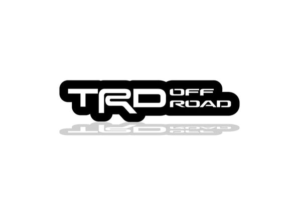 Toyota Illuminated LED Radiator Grille Emblems and Badges with TRD off road logo Toyota Led Emblems decoinfabric