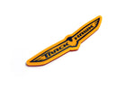 Load image into Gallery viewer, Jeep tailgate trunk rear emblem with Trackhawk logo (type 2)