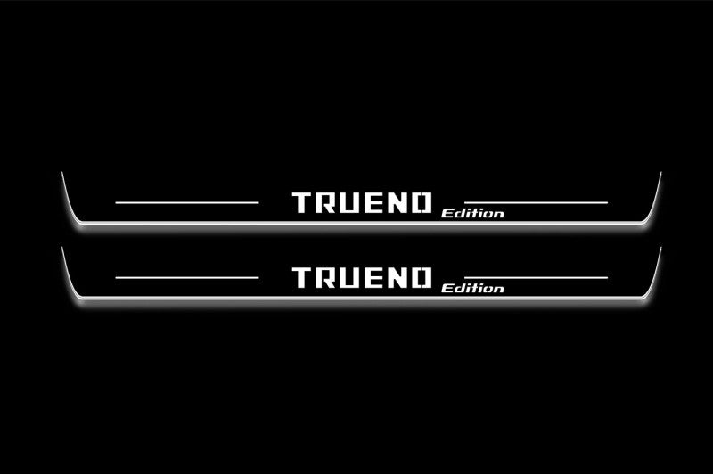 Toyota GR86 2021+ LED Door Sills With Trueno Edition Logo Toyota Led Door Sills opdesign