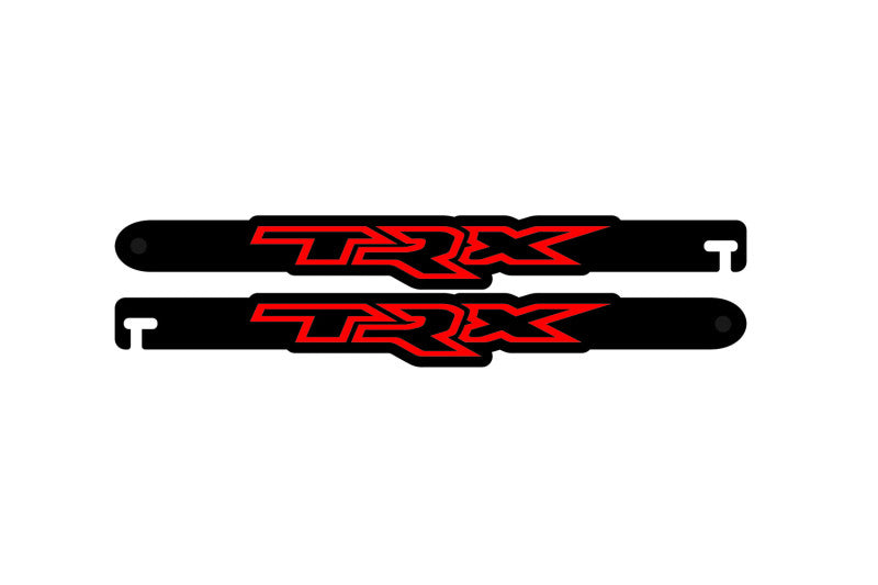 Car Show Stainless Steel Door Props with TRX logo Car Show Stainless Steel Door Props decoinfabric