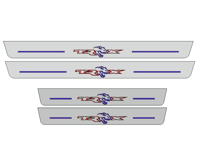 Dodge Ram V Led Door Sills With TRX Logo - decoinfabric