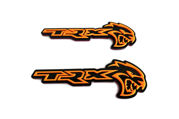 DODGE emblem for fenders with TRX + Hellcat logo