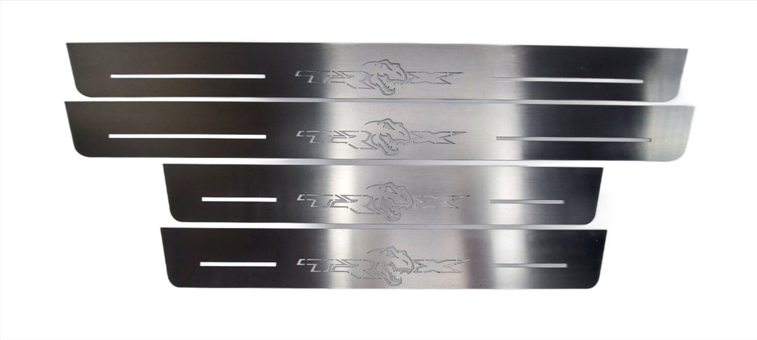 RAM 2500 V 2019+ Door Sill Led Plate With TRX Logo (Type 1) RamLed Door Sills opdesign