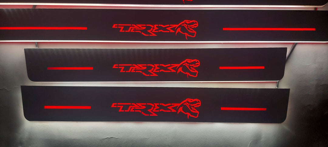 RAM 2500 V 2019+ Door Sill Led Plate With TRX Logo (Type 2) RamLed Door Sills opdesign