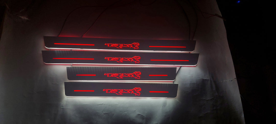 RAM 2500 V 2019+ Door Sill Led Plate With TRX Logo (Type 2) RamLed Door Sills opdesign