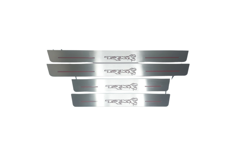 RAM 2500 V 2019+ Door Sill Led Plate With TRX Logo (Type 2) RamLed Door Sills opdesign