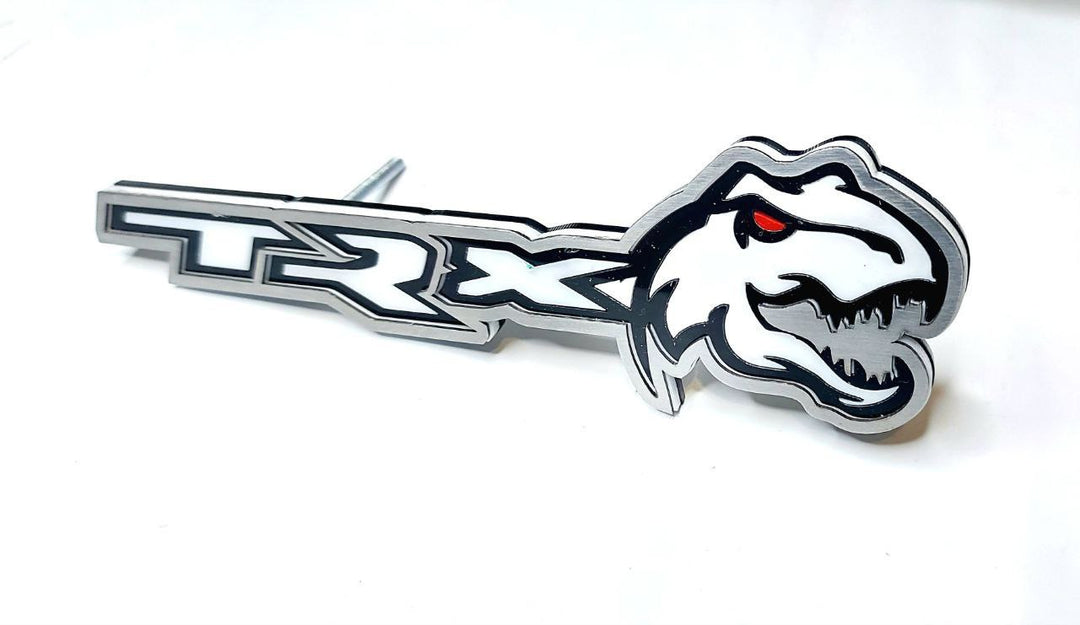 DODGE Stainless Steel Radiator grille emblem with TRX logo Dodge emblems decoinfabric