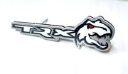 DODGE Stainless Steel Radiator grille emblem with TRX logo Dodge emblems decoinfabric