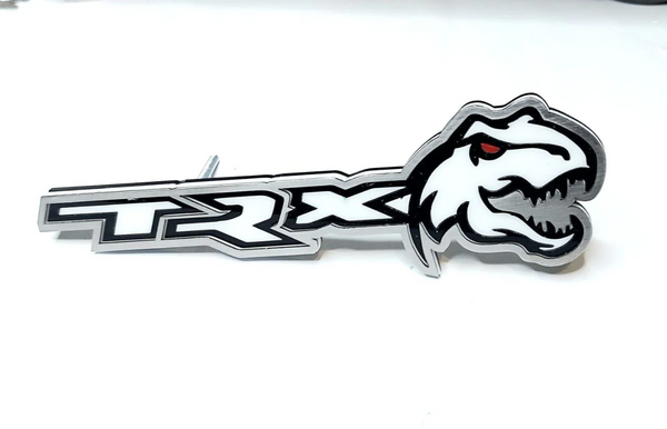 Dodge Stainless Steel tailgate trunk rear emblem with TRX logo