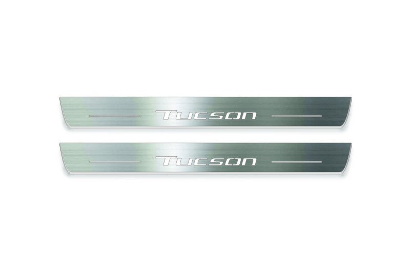 Hyundai Tucson IV 2020+ LED Door Sills PRO With Logo Tucson