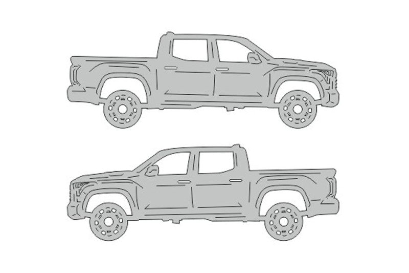 Toyota Tundra IV (2021+) Floor Mat Emblem Set – Stainless Steel Badges Car Mats Badges Decoin