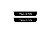Toyota Tundra III DoubleCab 2014-2021 Led Door Sill Pro With Logo Tundra (Premium Painting) Toyota Led Door Sills PRO opdesign