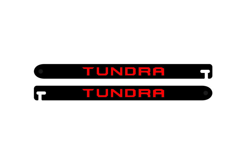 Custom Car Show Door Props Tundra Logo Stainless Steel Car Show Stainless Steel Door Props decoinfabric