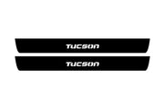 Hyundai Tucson I 2004-2015 Led Door Sill Pro With Logo Tucson (Premium Painting) Hyundai Led Door Sills PRO opdesign