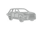 ギャラリービューアーに画像を読み込む、Lexus TX (2024+) Stainless Steel Keychain (Type 3D)