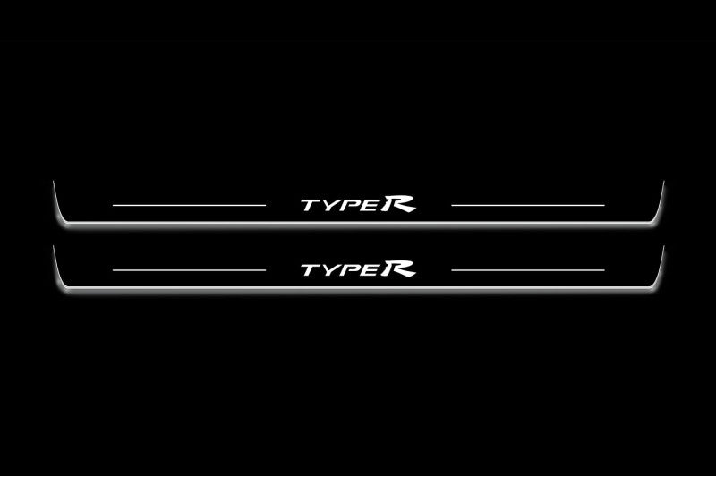 Honda Civic 3D 2006-2012 Auto Door Sills With Logo TypeR