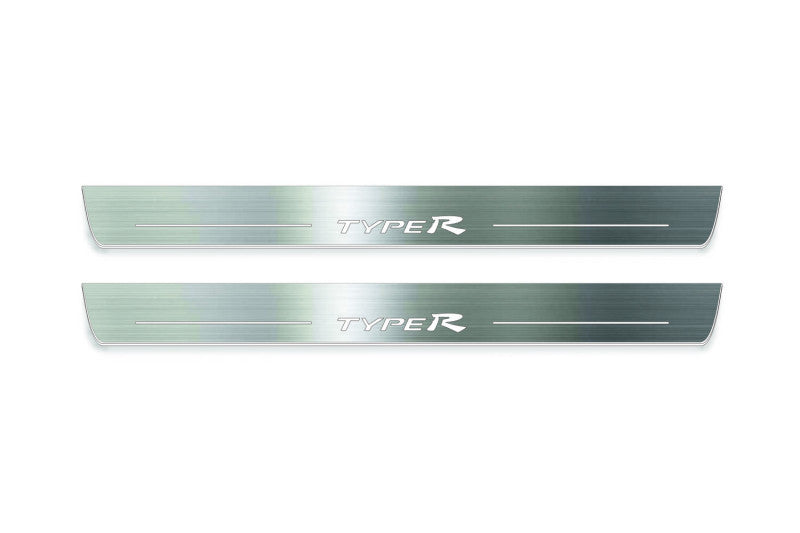 Honda Civic 5D 2006-2012 Door Sill Protectors With Logo TypeR Honda Led Door Sills opdesign