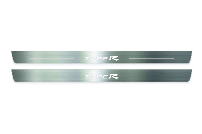 Honda Civic 3D 2006-2012 Auto Door Sills With Logo TypeR